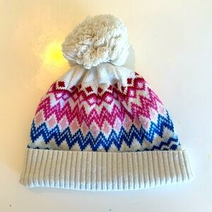 Janie and Jackie girls beanie 6-12 months used good condition